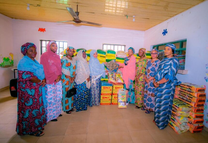 Defence and Police Officers Wives Donate To First Lady's Renewed Hope Initiative